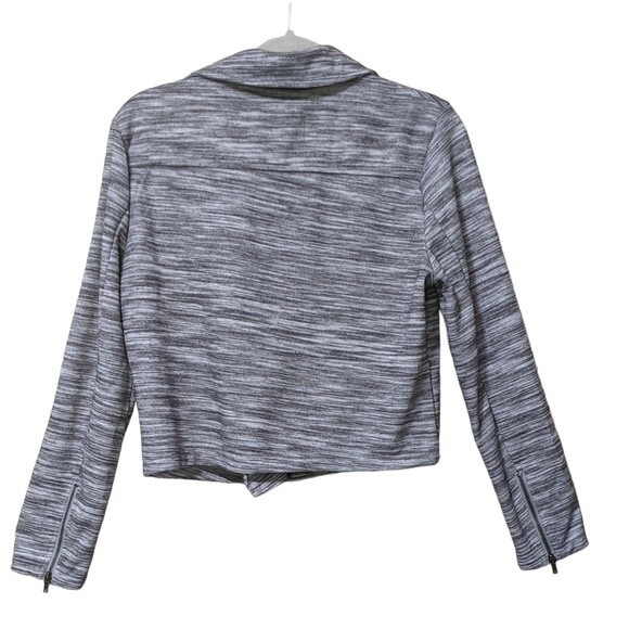 Cupcake and Cashmere McLaren gray marl moto asymmetric zip jacket size M - Picture 2 of 9